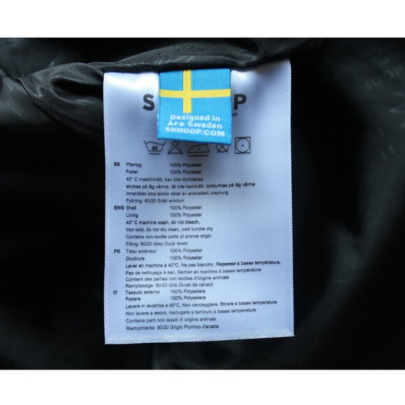 SKHooP Short Down Skirt / Medium / Black Ski Snow Quilted Puffer - Picture 10 of 10